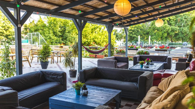 auberge de jeunesse Budapest terrasse